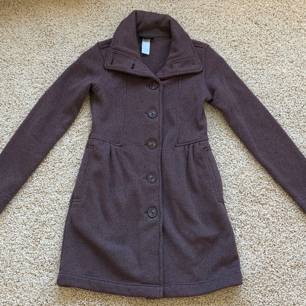 Patagonia Women's Better Sweater Jacket, Long Pea Coat, Size Small - Picture 2 of 12